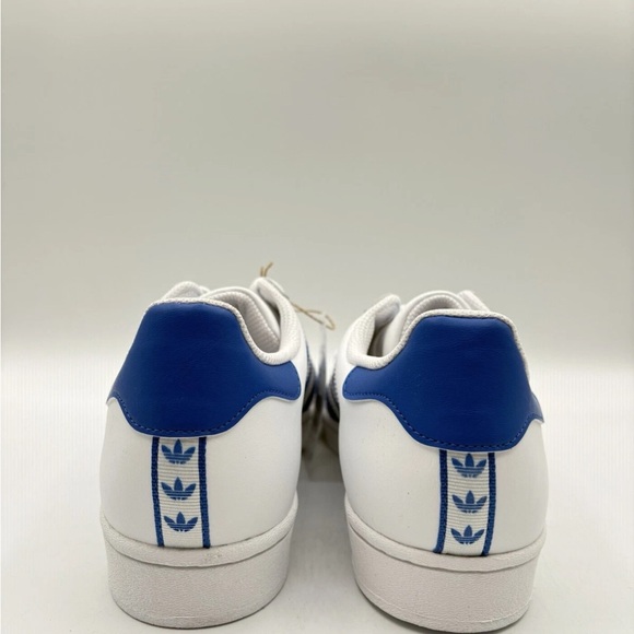 Adidas Men's Superstar Originals men’s size 9.5 Cloud White Blue |IG9368| - Picture 3 of 4